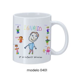 Taza Escolar Personalizada PintArte - Modelo 0401