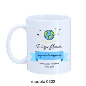 Taza Escolar Personalizada Celebra tu Graduación diseño Símbolos – Modelo 03