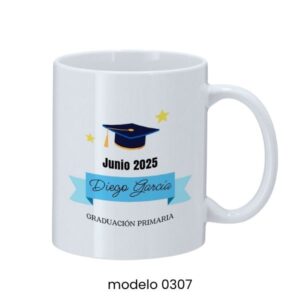 Taza Escolar Personalizada Celebra tu Graduación diseño Símbolos – Modelo 03