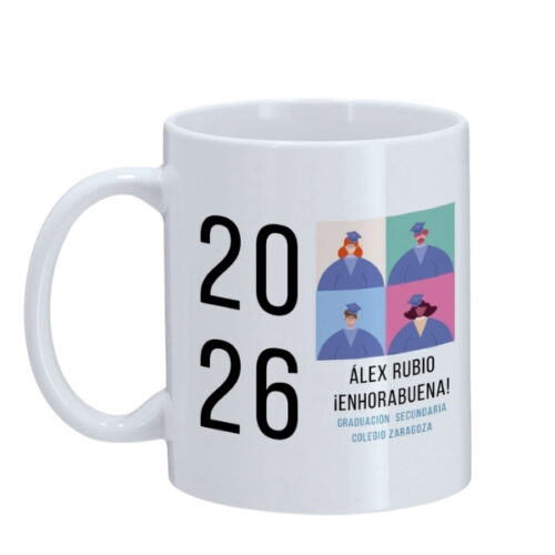 ILUSTRACION JUVENIL TAZA 06 BLANCA