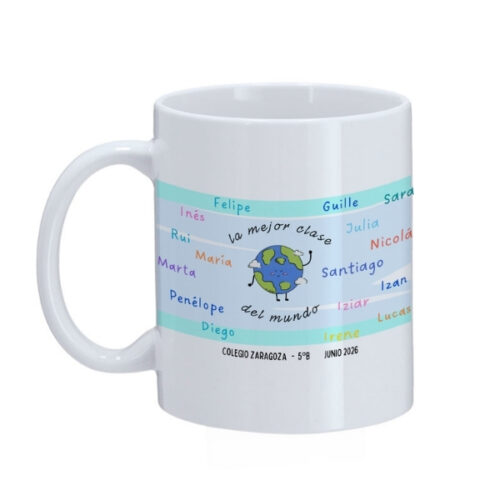 la mejor clase del mundo taza blanca