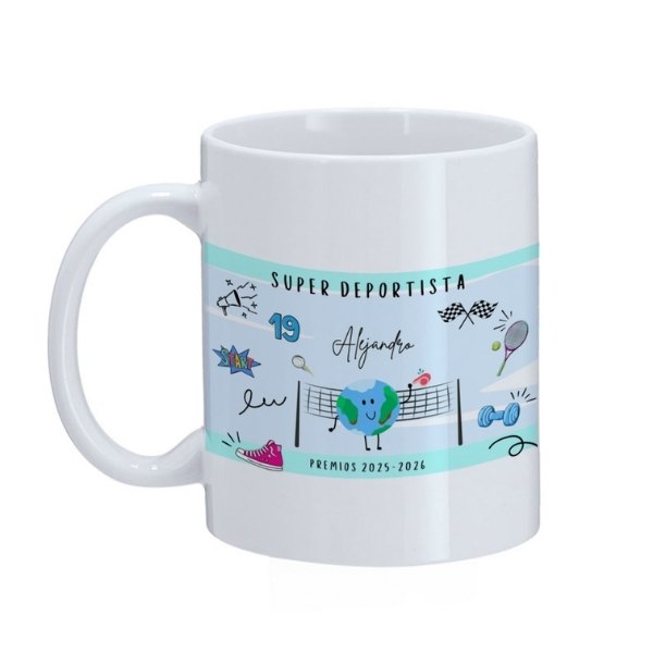 super alumno taza blanca 8
