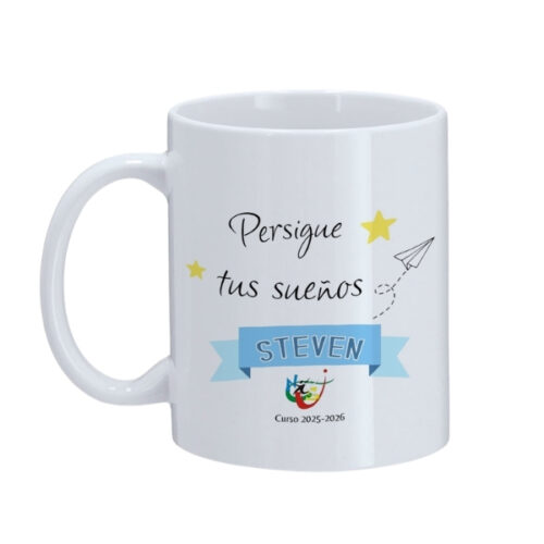 TAZA 09 PERSIGUE TUS SUEÑOS BLANCA