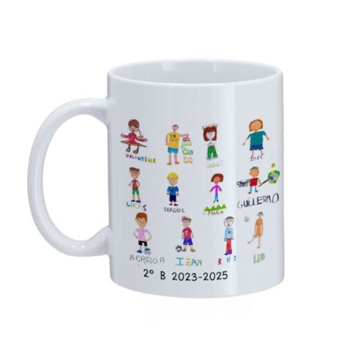 autorretrato grupo taza blanca